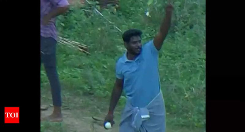 Watch: Local man refuses to return match ball during TNPL game – The Times of India